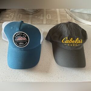 Cabela's Blue and Gray Hats